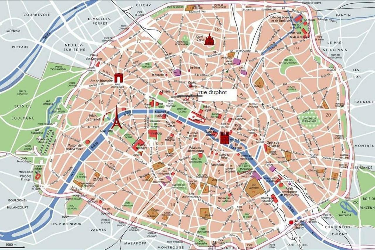 Appartement Coeur De Paris Avec Vue Sur Les Toits Ngoại thất bức ảnh
